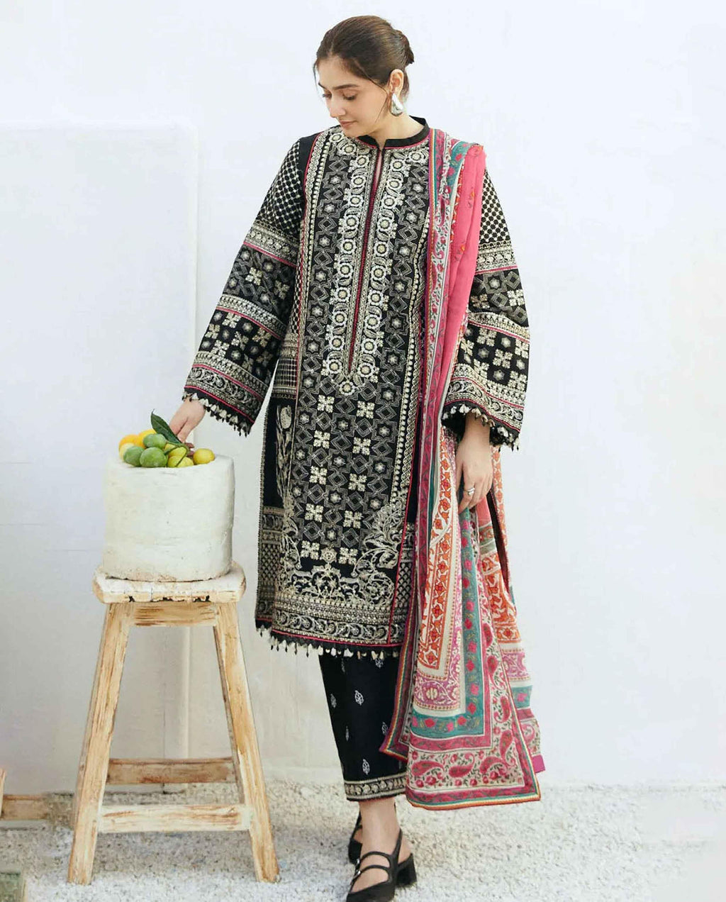 Coco by Zara Shahjahan | Luxury embroiderd | Dhanak - ZNH Textile 