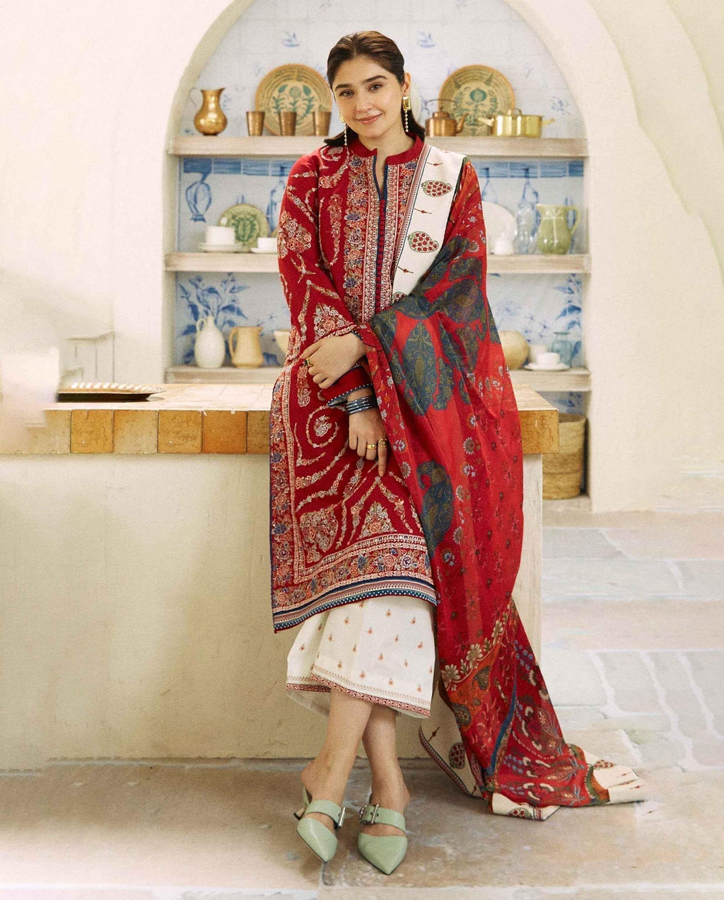 Coco by Zara Shahjahan | Luxury embroiderd | Dhanak - ZNH Textile 