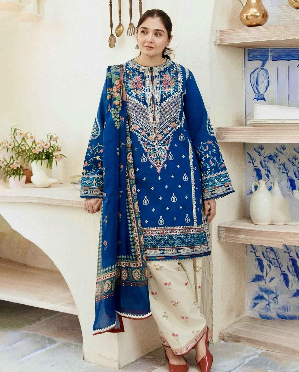 Coco by Zara Shahjahan | Luxury embroiderd | Dhanak - ZNH Textile 