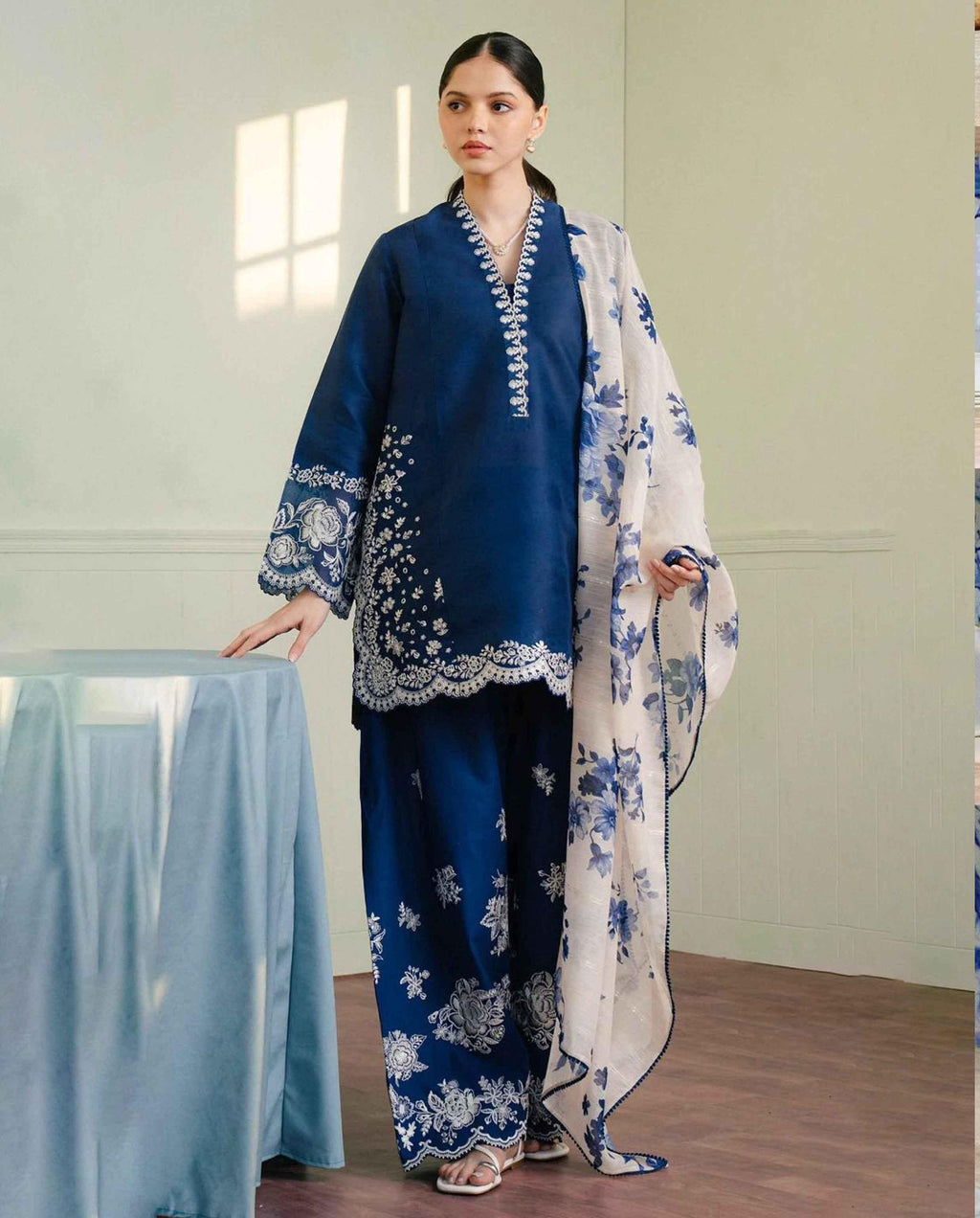 Coco by zara shahjahan | Luxury Embroiderd | Dhanak - ZNH Textile 