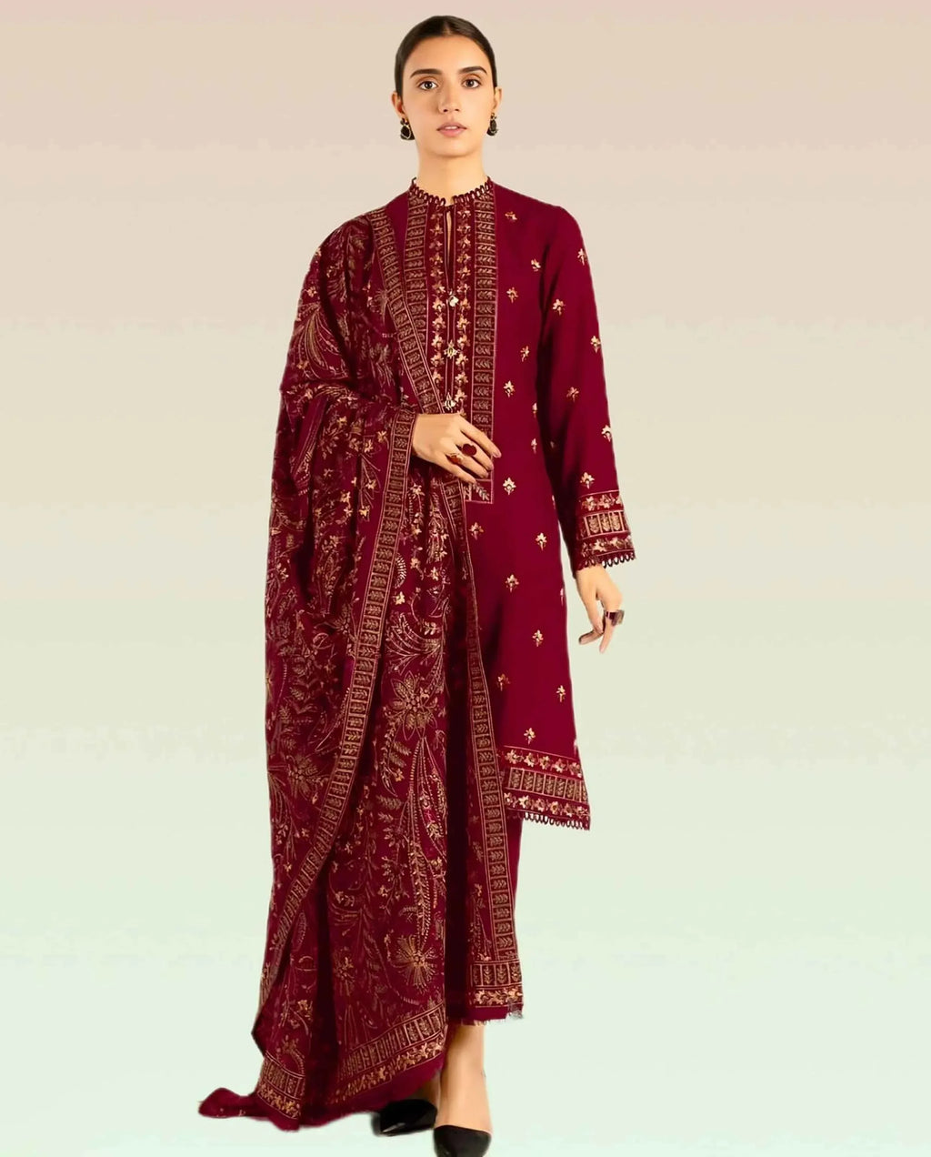 Bareeze | Luxury Emb | Karandi - ZNH Textile 