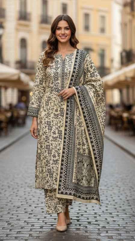 KHADDAR | 3PC | Bin Saeed - ZNH Textile 