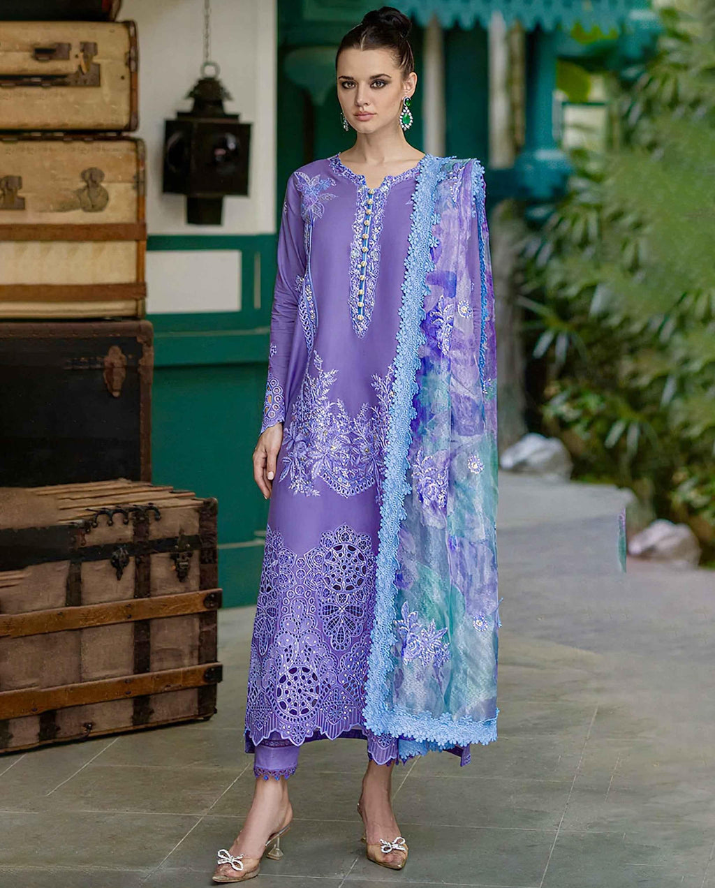 Mushq | Luxury Embroiderd | Dhanak - ZNH Textile 