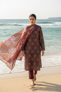 Bareez’e 3PC Embroidered Lawn Suit