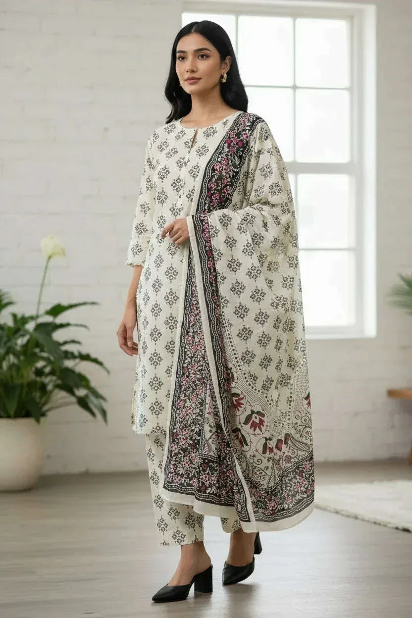 KHADDAR | 3PC | Bin Saeed - ZNH Textile 