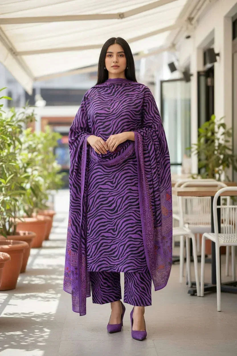 KHADDAR | 3PC | Bin Saeed - ZNH Textile 
