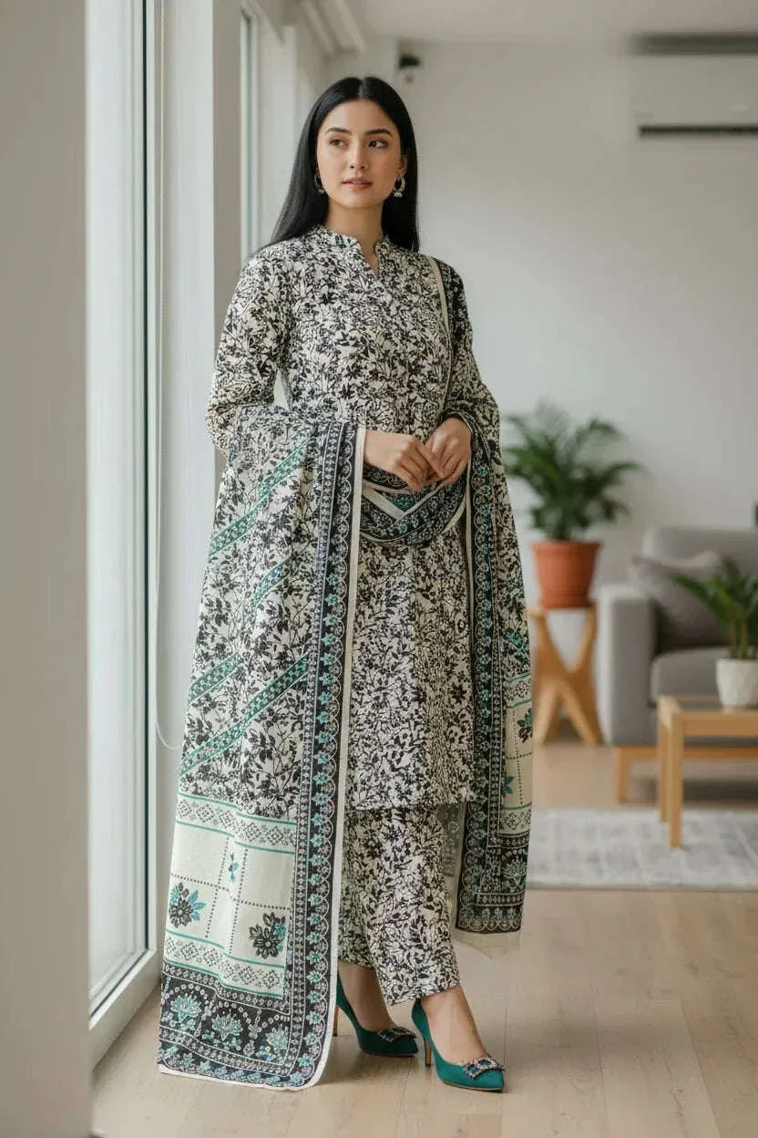 KHADDAR | 3PC | Bin Saeed - ZNH Textile 