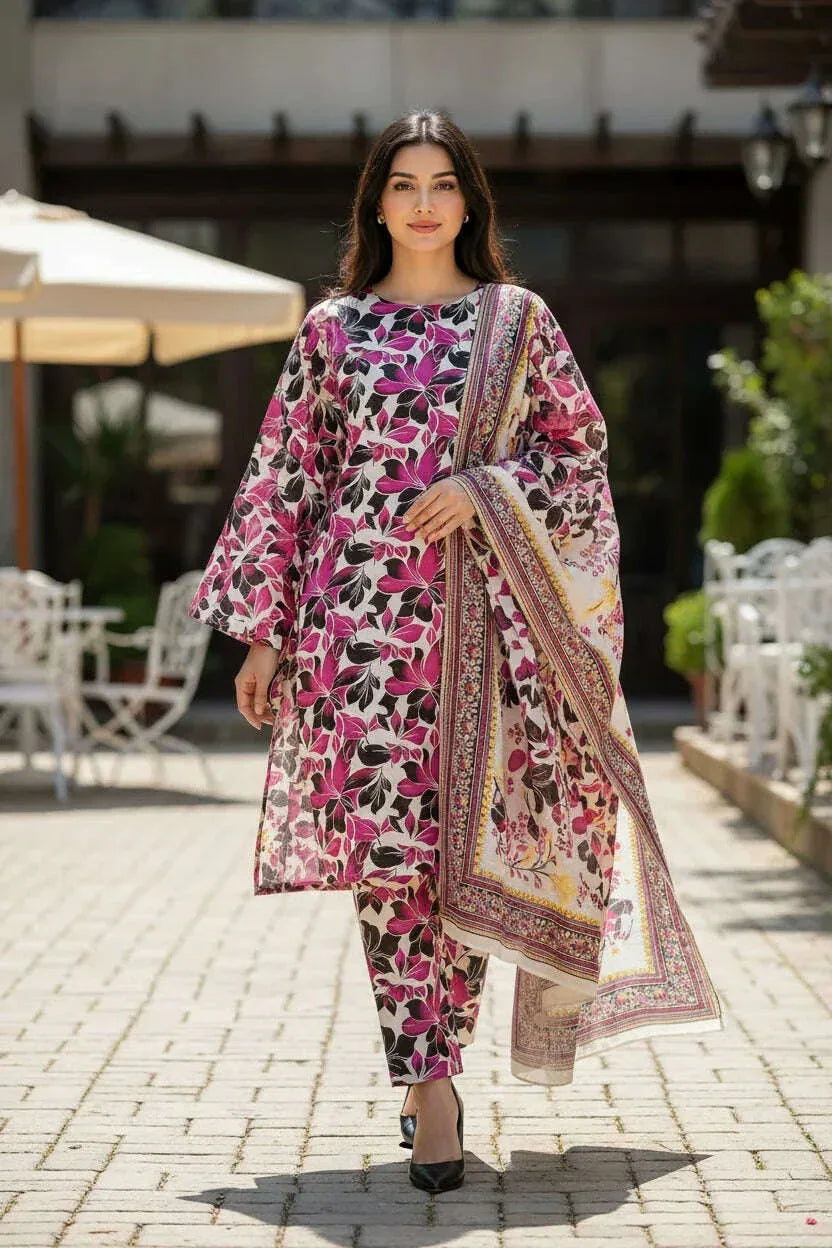 KHADDAR | 3PC | Bin Saeed - ZNH Textile 