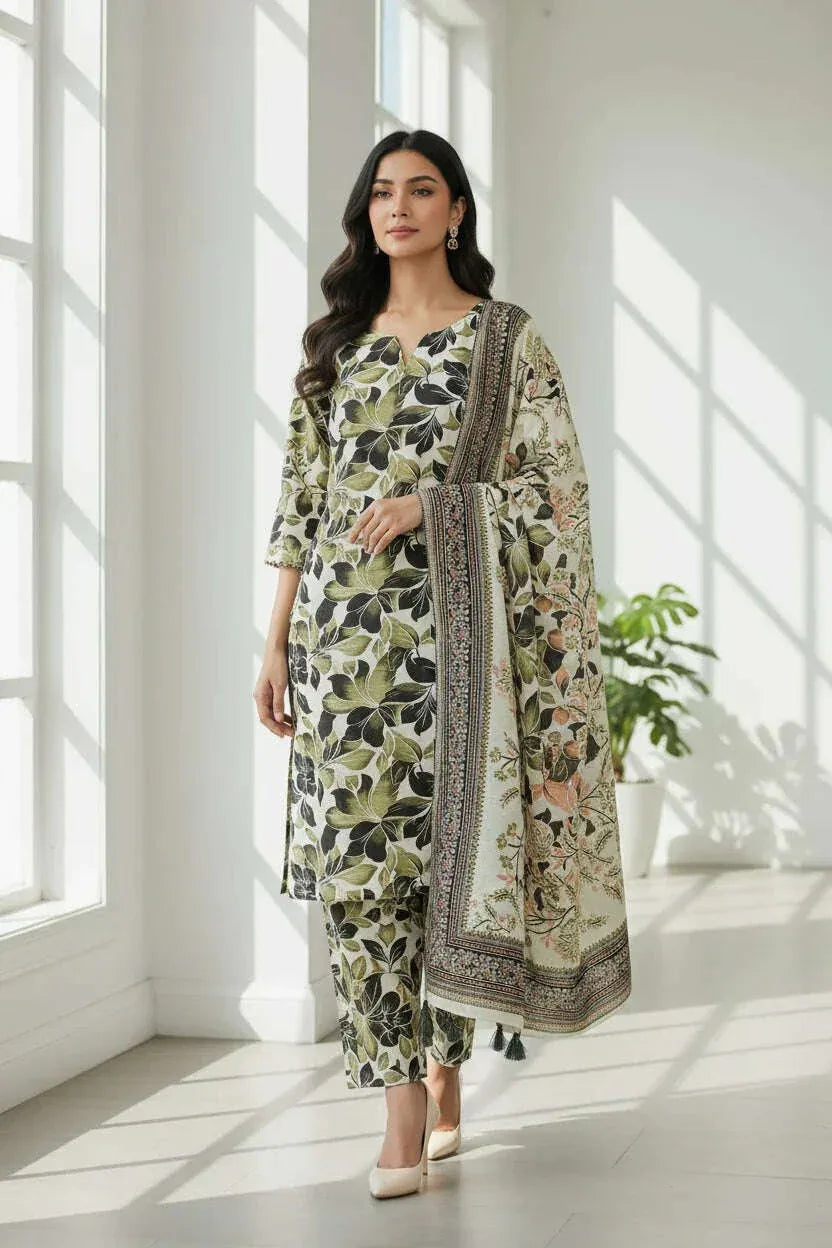 KHADDAR | 3PC | Bin Saeed - ZNH Textile 