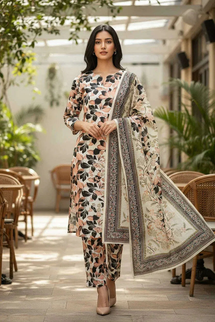 KHADDAR | 3PC | Bin Saeed - ZNH Textile 