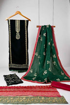 Luxury | Velvet | Embroidered | 3 pcs - ZNH Textile 