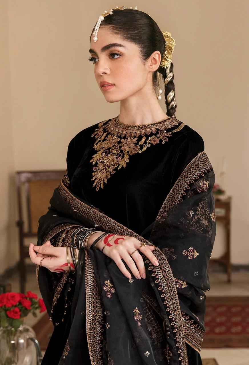 Luxury | Velvet | Embroidered | 3 pcs - ZNH Textile 