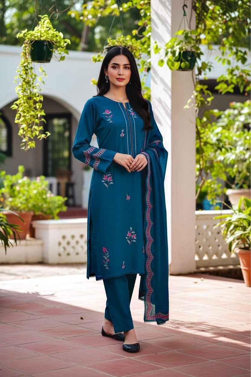 Bareeze | Embroidered | 3pc | Dhanak - ZNH Textile 