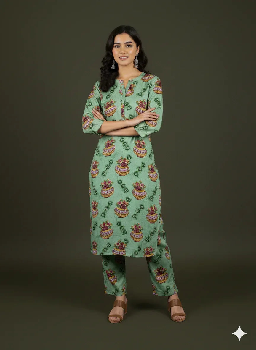 Digital Printed Khaddar 2pc - ZNH Textile 