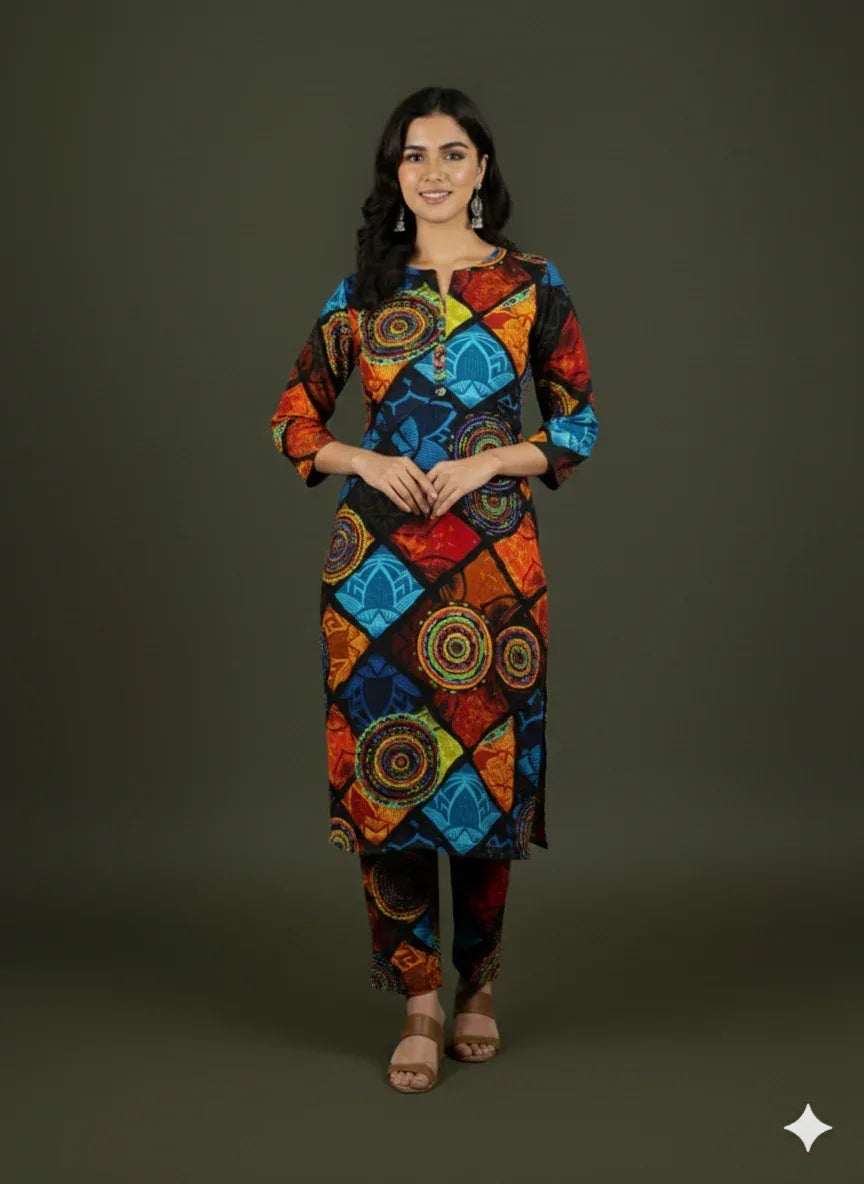 Digital Printed Khaddar 2pc - ZNH Textile 