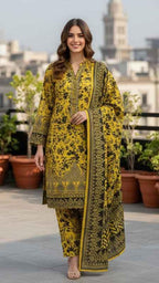 KHADDAR | 3PC | Bin Saeed - ZNH Textile 