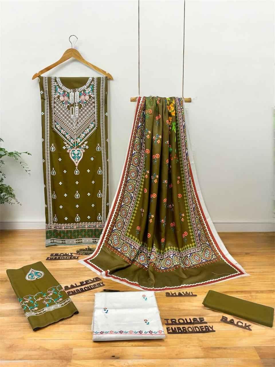 Coco by Zara Shahjahan | Luxury embroiderd | Dhanak - ZNH Textile 