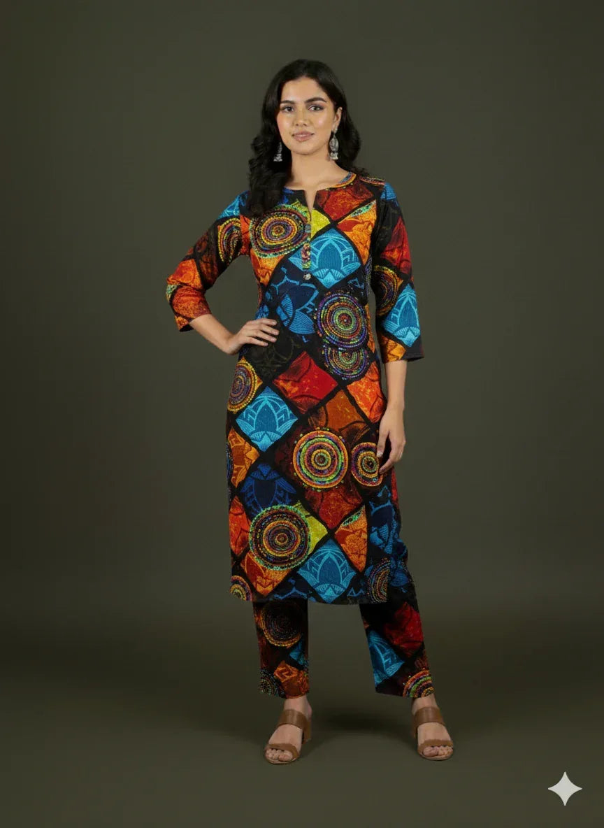 Digital Printed Khaddar 2pc - ZNH Textile 