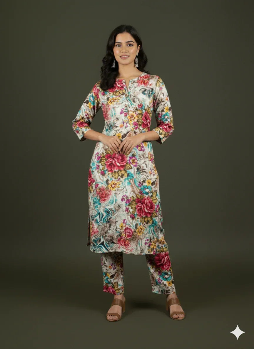 Digital Printed Khaddar 2pc - ZNH Textile 