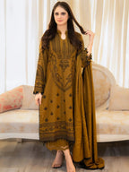 Aneela's | Dhanak-3PC Embroidered - ZNH Textile 