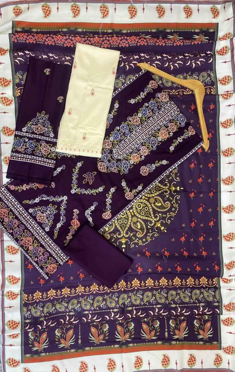 Coco by Zara Shahjahan | Luxury embroiderd | Dhanak - ZNH Textile 