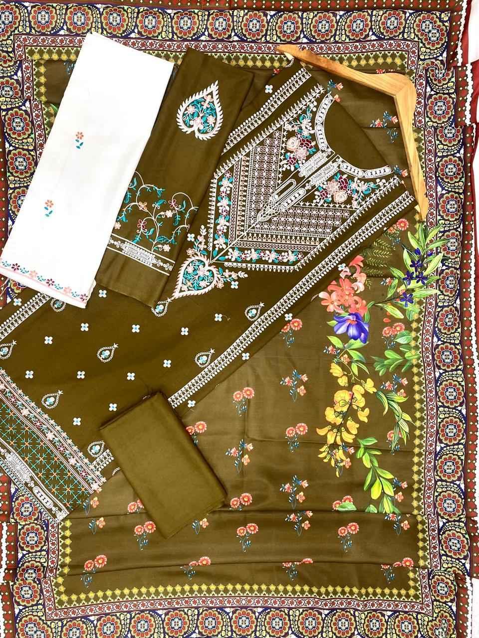 Coco by Zara Shahjahan | Luxury embroiderd | Dhanak - ZNH Textile 