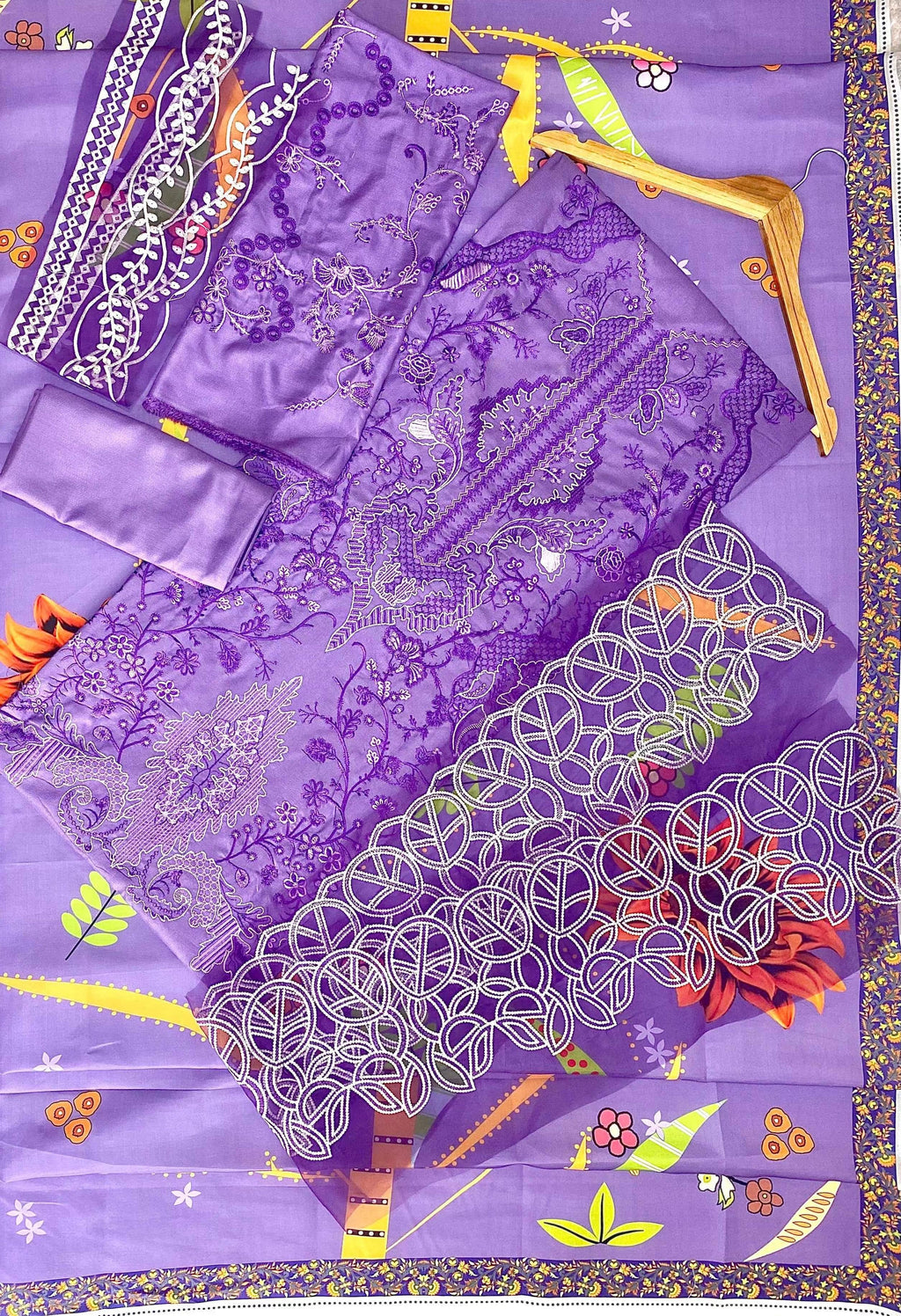 Mushq | Luxury Embroiderd | Dhanak - ZNH Textile 