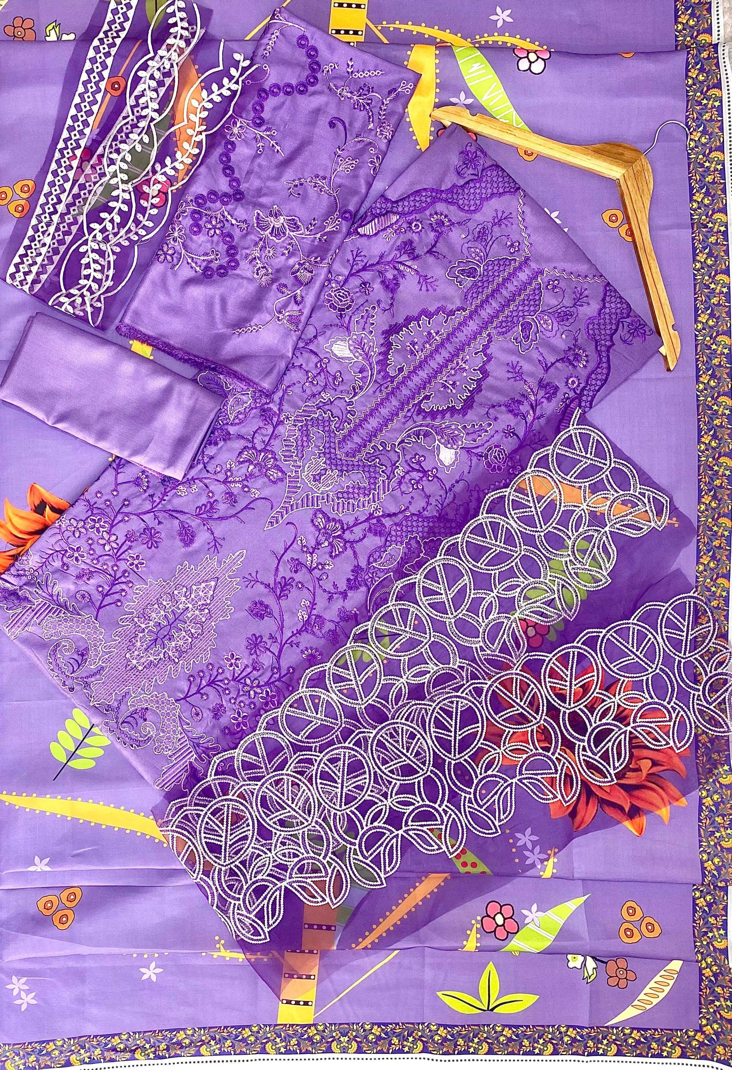 Mushq | Luxury Embroiderd | Dhanak - ZNH Textile 