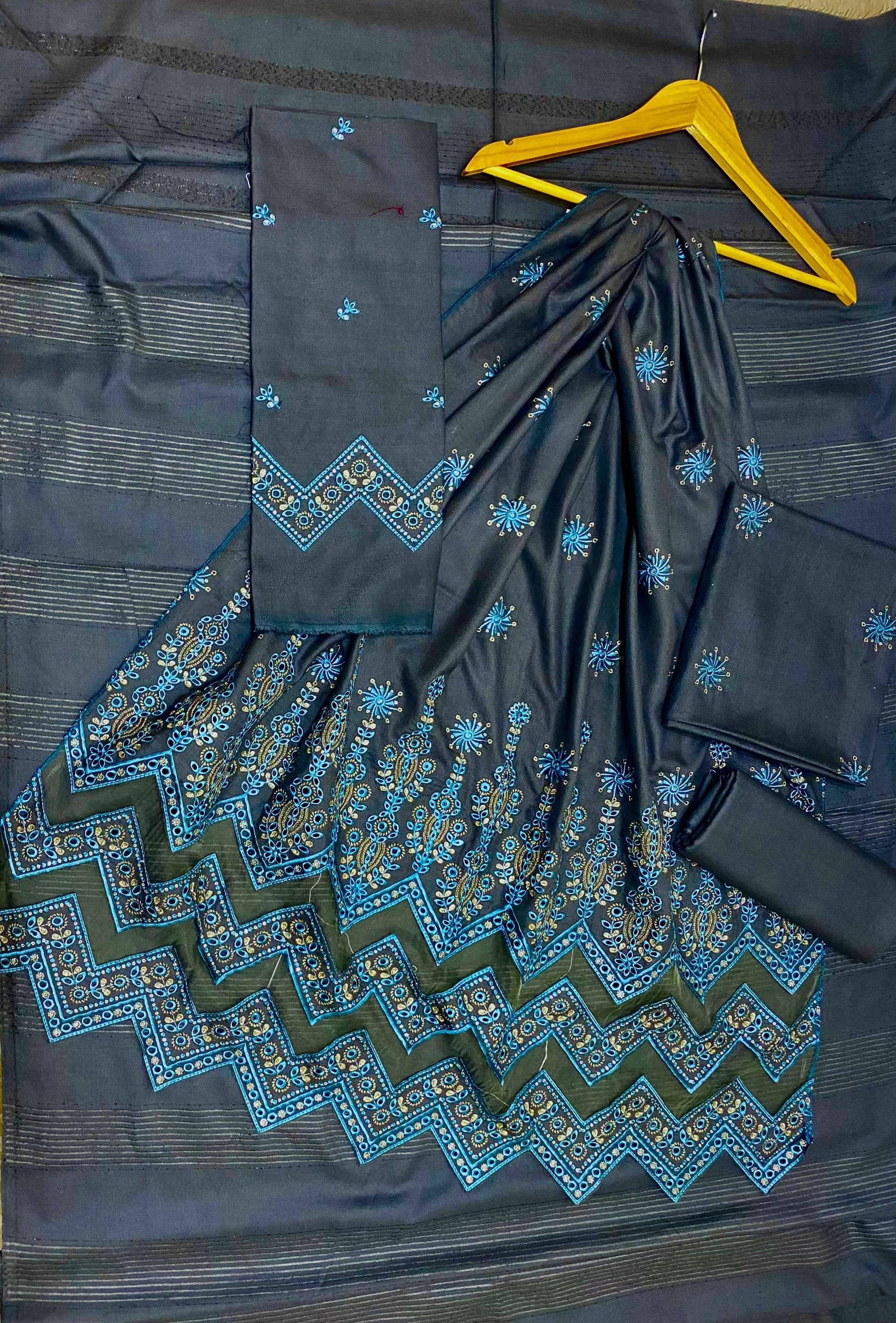 Makhmal | Luxury Embroidered | Dhanak - ZNH Textile 