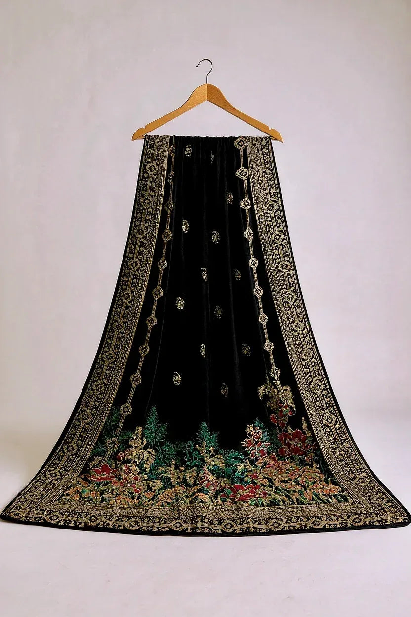 Bareeze Luxury Velvet Shawl Test - ZNH Textile 