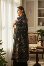 Bareeze Luxury Velvet Shawl Test - ZNH Textile 