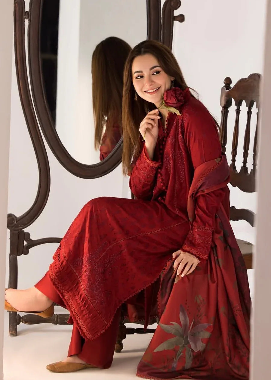SOBIA NAZIR - 3PC DHANAK EMBROIDERED - ZNH Textile 