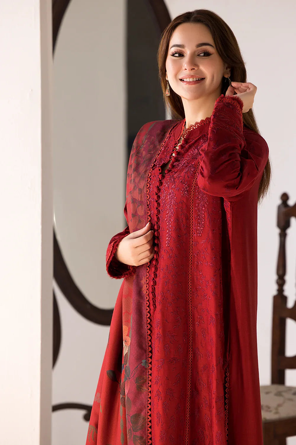 SOBIA NAZIR - 3PC DHANAK EMBROIDERED - ZNH Textile 