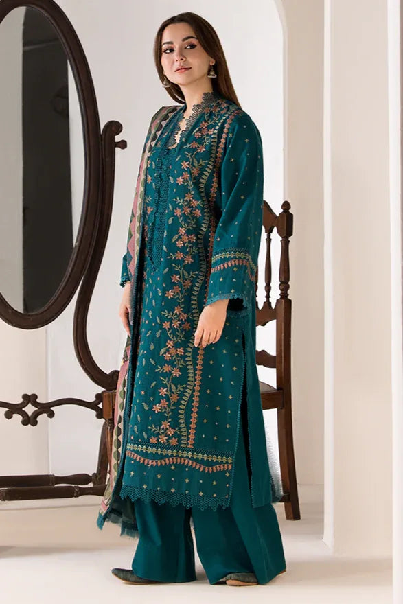 SOBIA NAZIR - 3PC DHANAK EMBROIDERED - ZNH Textile 