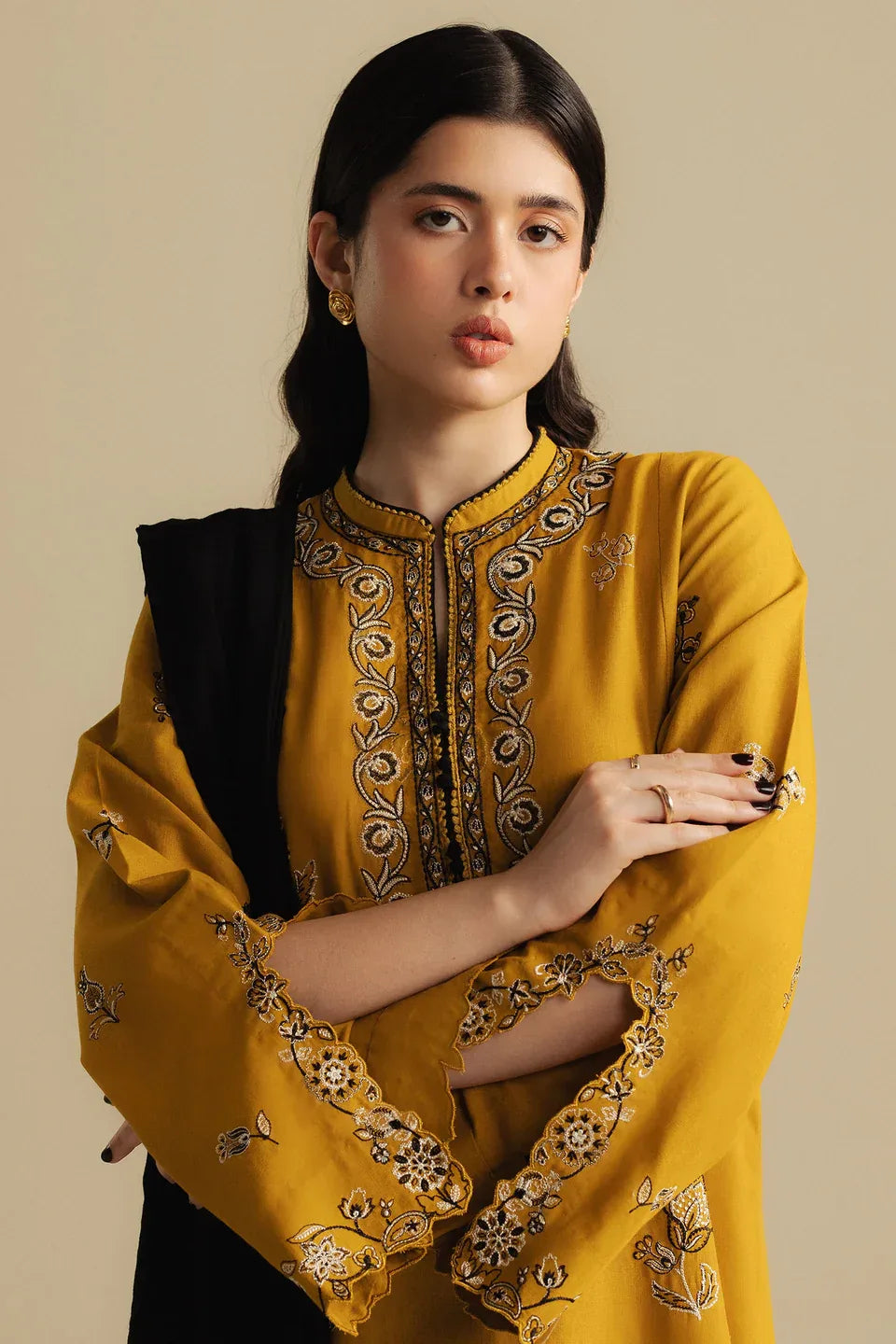 COCO by Zara Shahjahan | Embroidered 3pc | Unstitched - ZNH Textile 