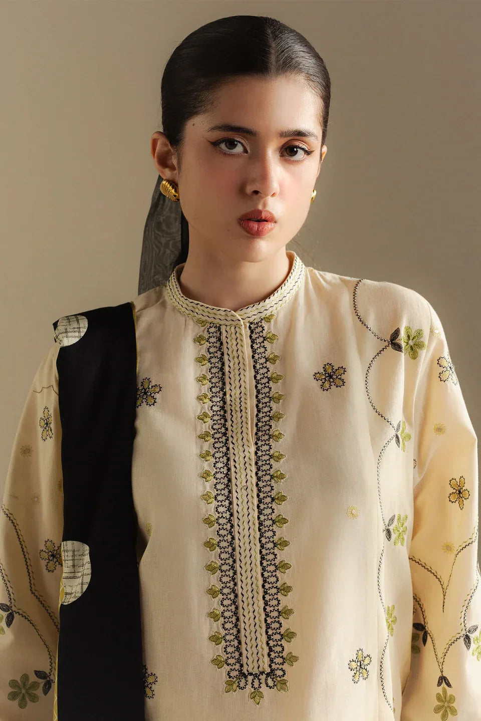 COCO by Zara Shahjahan | Embroidered 3pc | Unstitched - ZNH Textile 