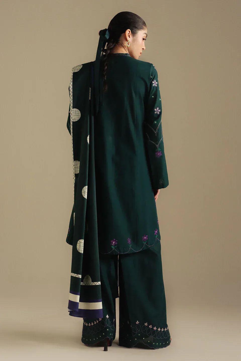 COCO by Zara Shahjahan | Embroidered 3pc | Unstitched - ZNH Textile 