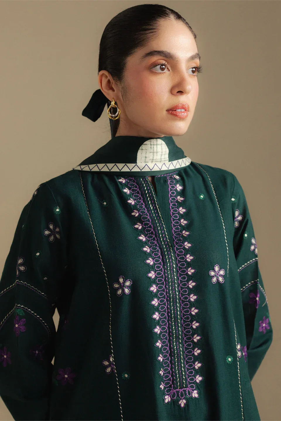 COCO by Zara Shahjahan | Embroidered 3pc | Unstitched - ZNH Textile 