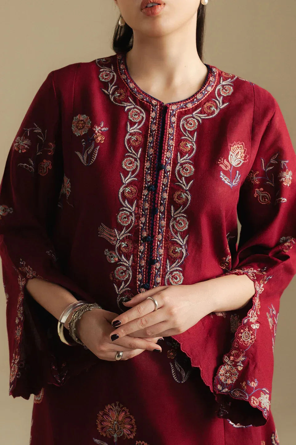 COCO by Zara Shahjahan | Embroidered 3pc | Unstitched - ZNH Textile 