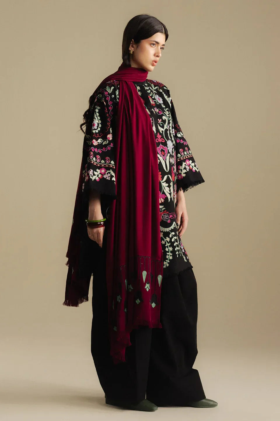 COCO by Zara Shahjahan | Embroidered 3pc | Unstitched - ZNH Textile 