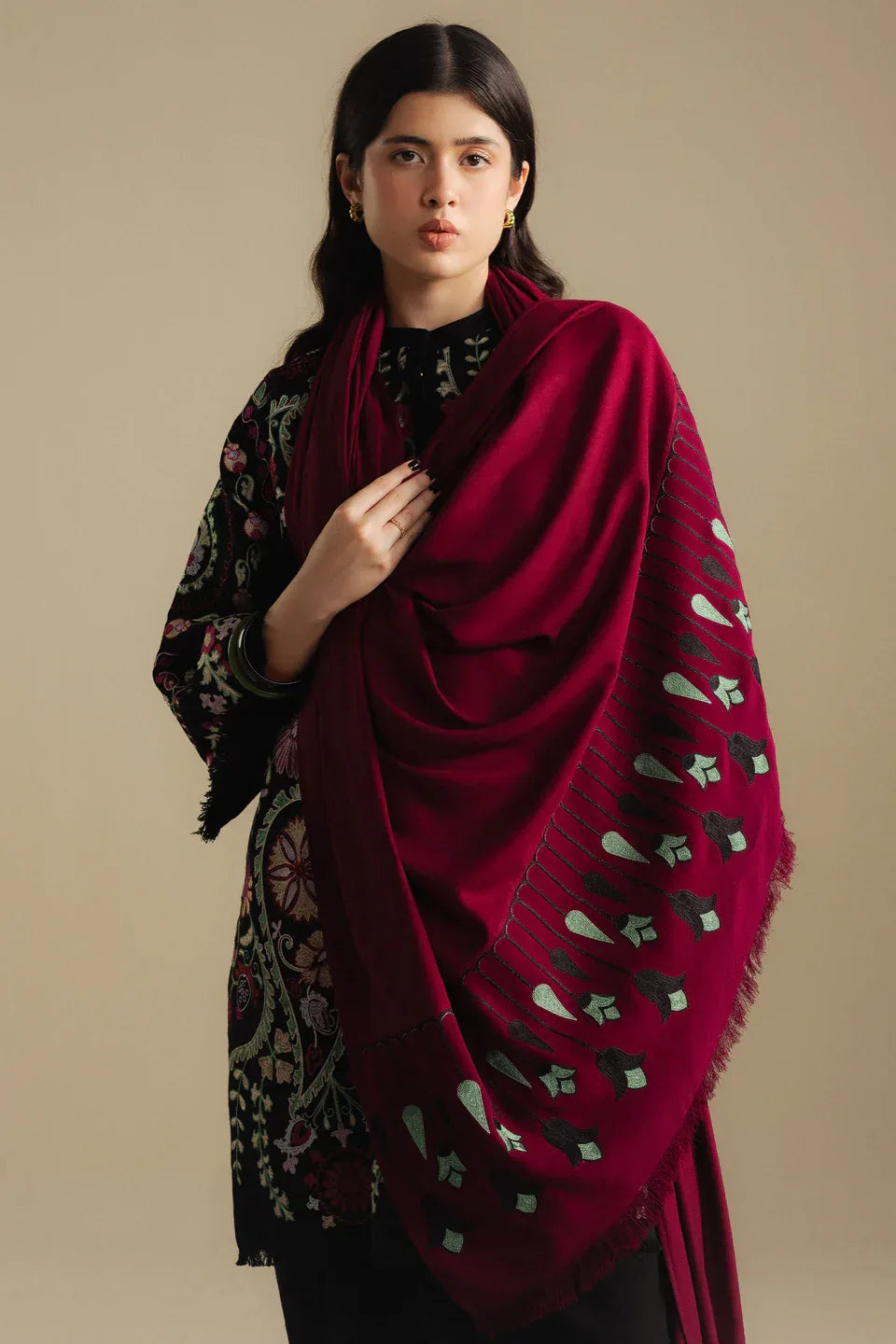 COCO by Zara Shahjahan | Embroidered 3pc | Unstitched - ZNH Textile 