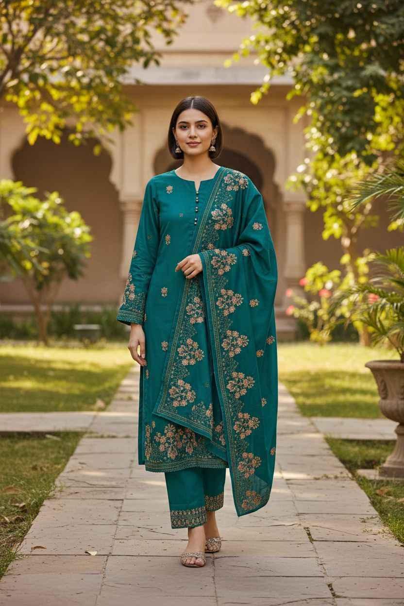 Bareeze | Embroidered | 3pc | Dhanak - ZNH Textile 
