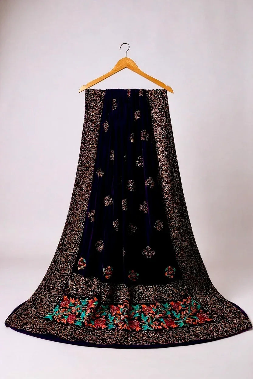 Bareeze Luxury Velvet Shawl Test - ZNH Textile 