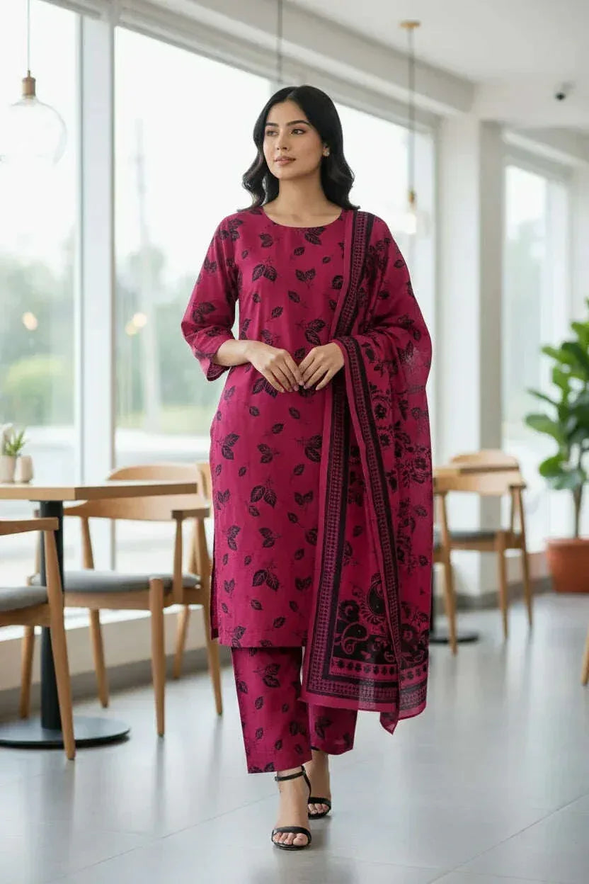 KHADDAR | 3PC | Bin Saeed - ZNH Textile 