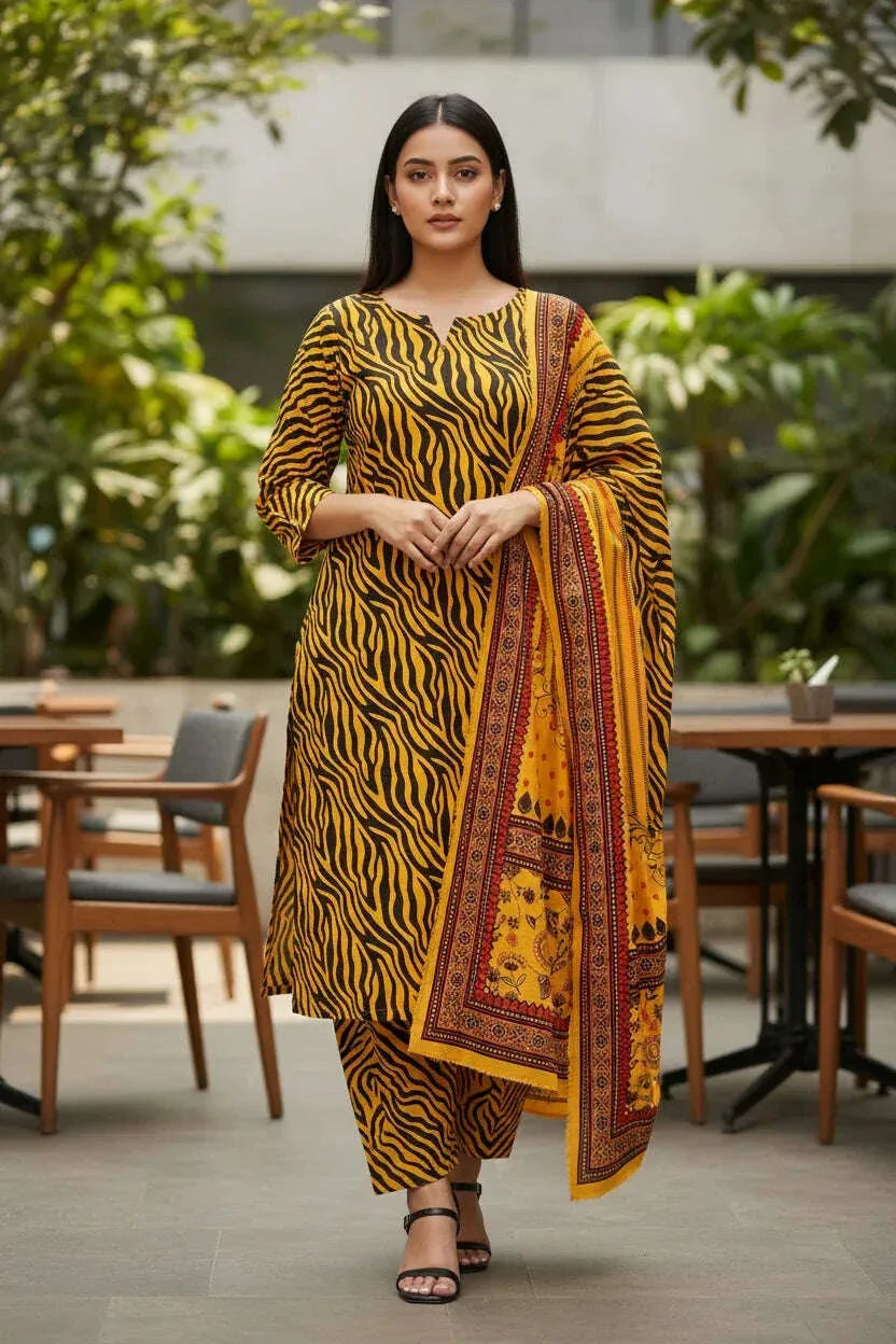 KHADDAR | 3PC | Bin Saeed - ZNH Textile 