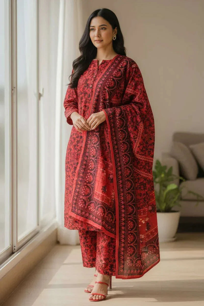 KHADDAR | 3PC | Bin Saeed - ZNH Textile 