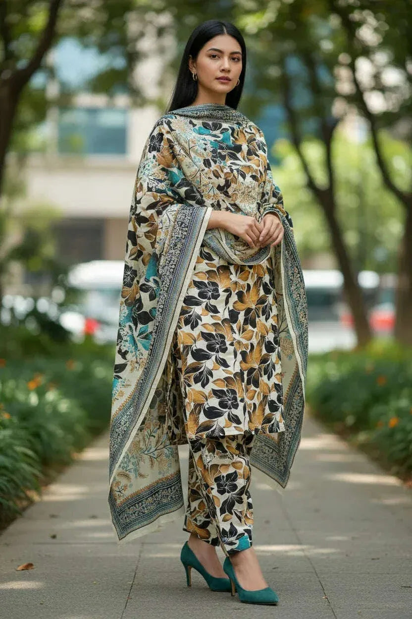 KHADDAR | 3PC | Bin Saeed - ZNH Textile 