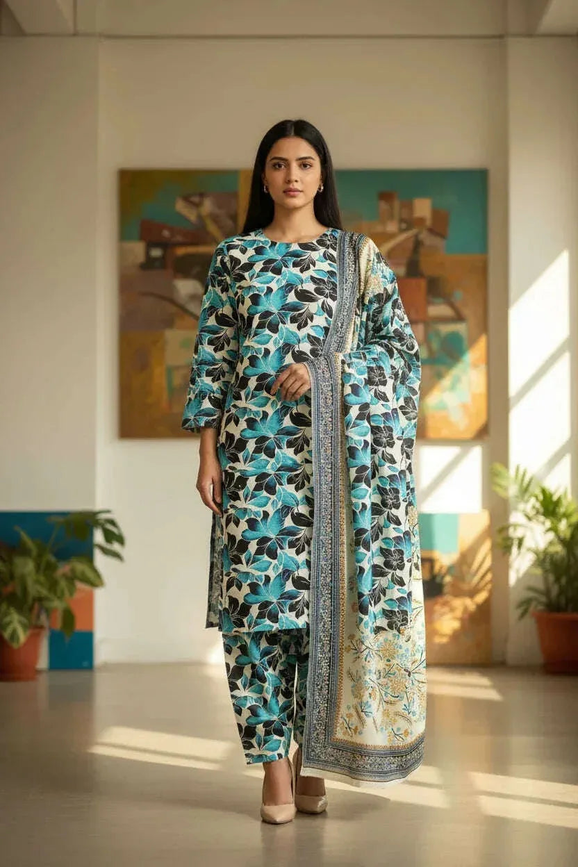KHADDAR | 3PC | Bin Saeed - ZNH Textile 