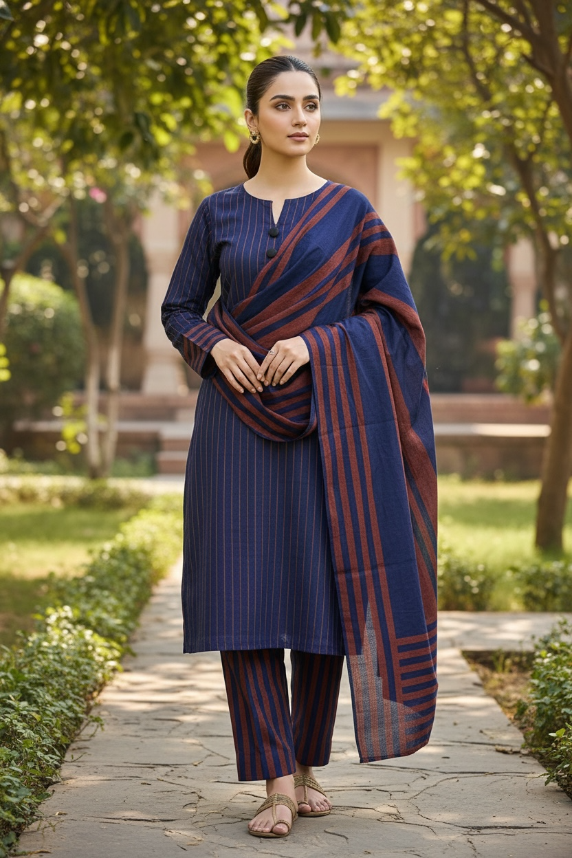 KHAADI SUSI MULTANI 3-PC WINTER