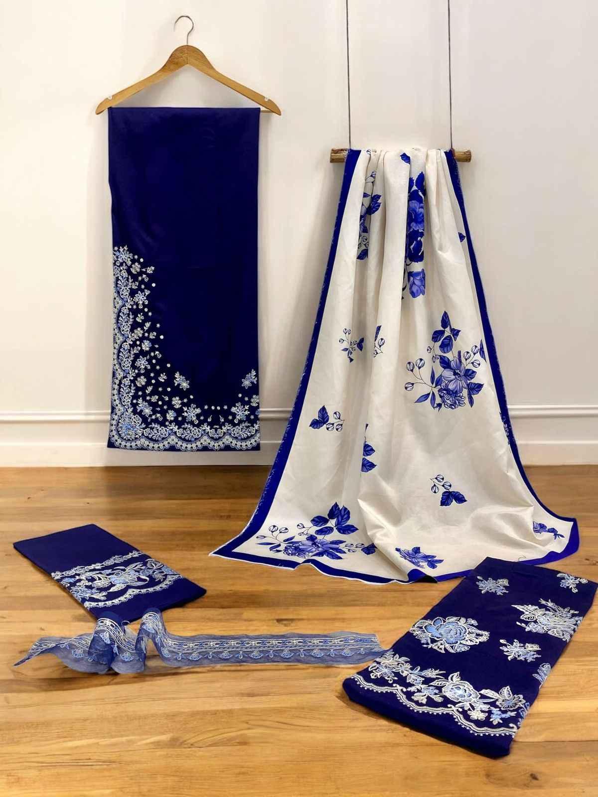 Coco by zara shahjahan | Luxury Embroiderd | Dhanak - ZNH Textile 